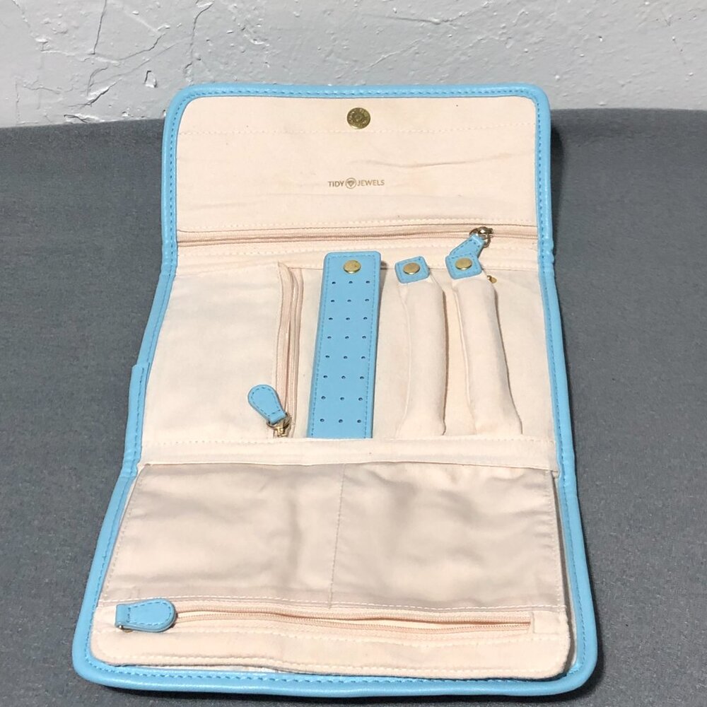 Tidy Jewels Jewelry Clutch Organizer For Travel Or Storage